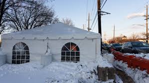 delaney hall tent for volunteers